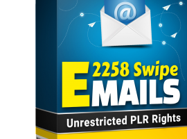 2258 Swipe Emails with Unrestricted PLR with Sales page and Bonus